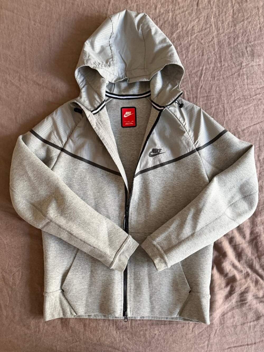 Nike Tech Jacket - Men's Medium - Grey
